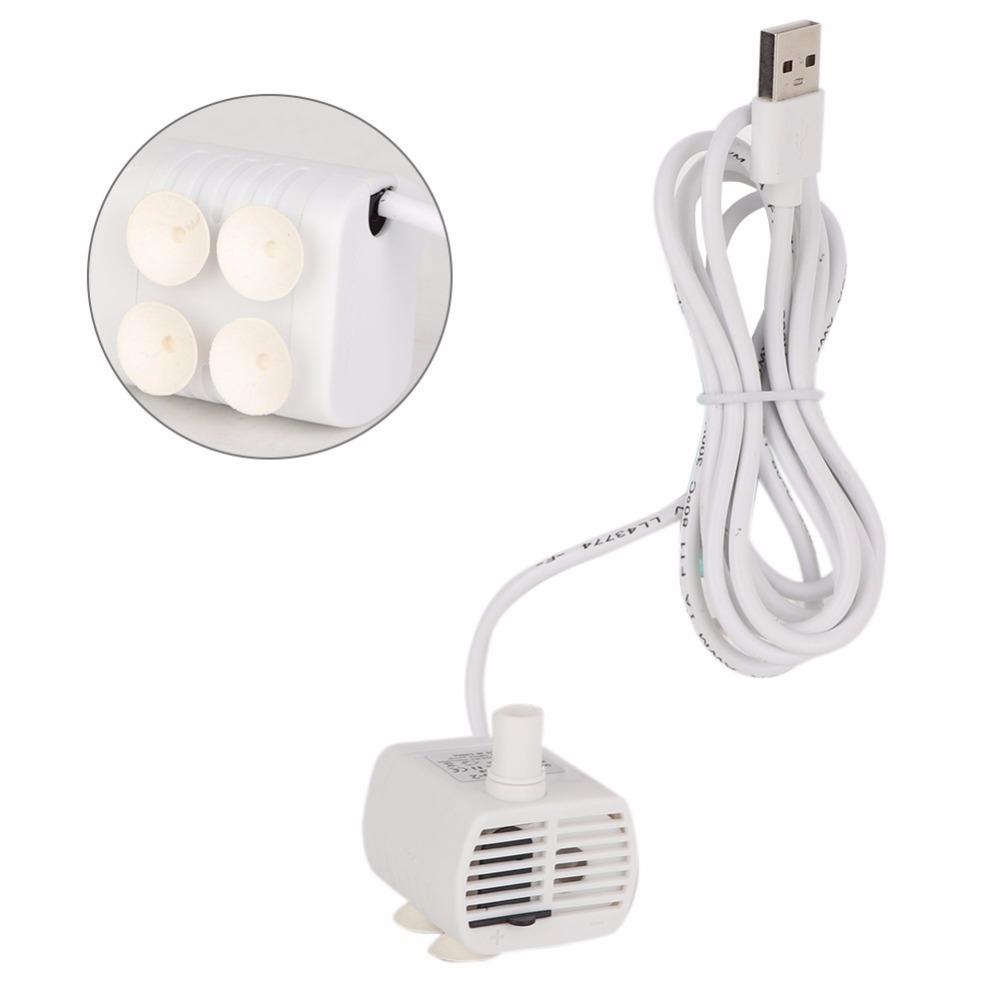 Fashionable USB Mini Pump Submersible Water Pump for Fish Tank Aquarium Pet Water Dispenser Waterproof Submersible Aquarium