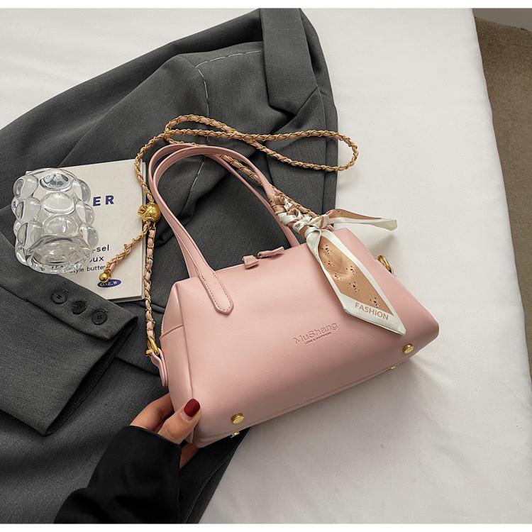 IELGY Retro Premium Underarm Bag, Solid Color Simple Fashion Chain Crossbody Shoulder Bag