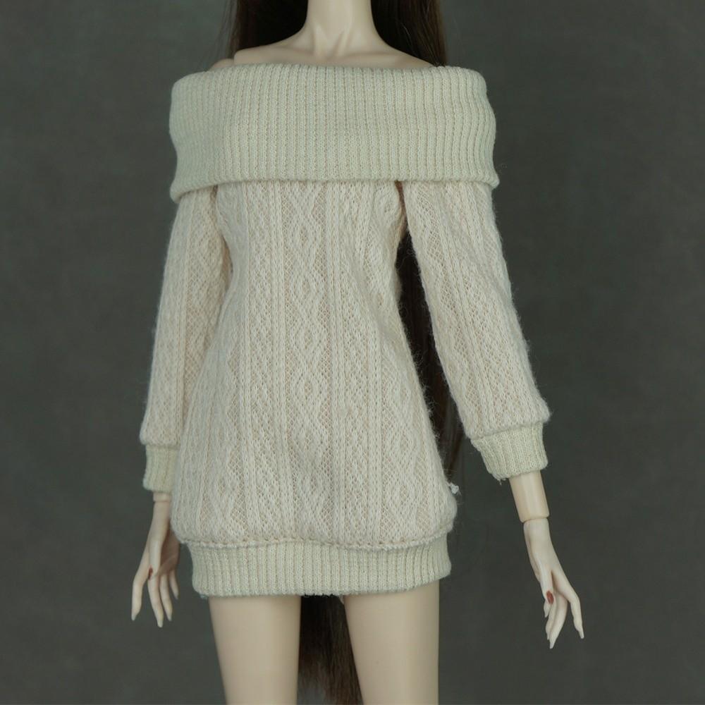 Handmade Doll Knitted Sweater Mini Dressing Clothes Doll Accessories Tops for 1/6 Doll