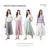 Elegant Flowy A-Line Midi Skirt