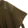 HYKE knit poncho Khaki Brown Women Used