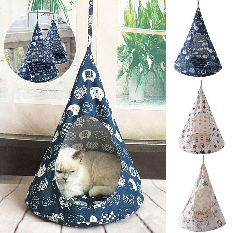 

Съемная кошка подвесной дом гамак Моющаяся палатка для домашних животных для кошачьих собак Товары для домашних животных