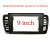 9 Inch 2 Din Car Stereo Radio Fascia Dash Player DVD Adapter Frame Panel For Left Steering Wheel Subaru Outback Legacy 2004-2009