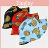 Double Sided Pineapple Pattern Hat Beach Sunshade Breathable Outdoor Summer