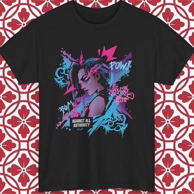 Jinx Arcane League of Legends T-Shirt Unisex Alle Größen Geschenk Grafik-T-Shirt