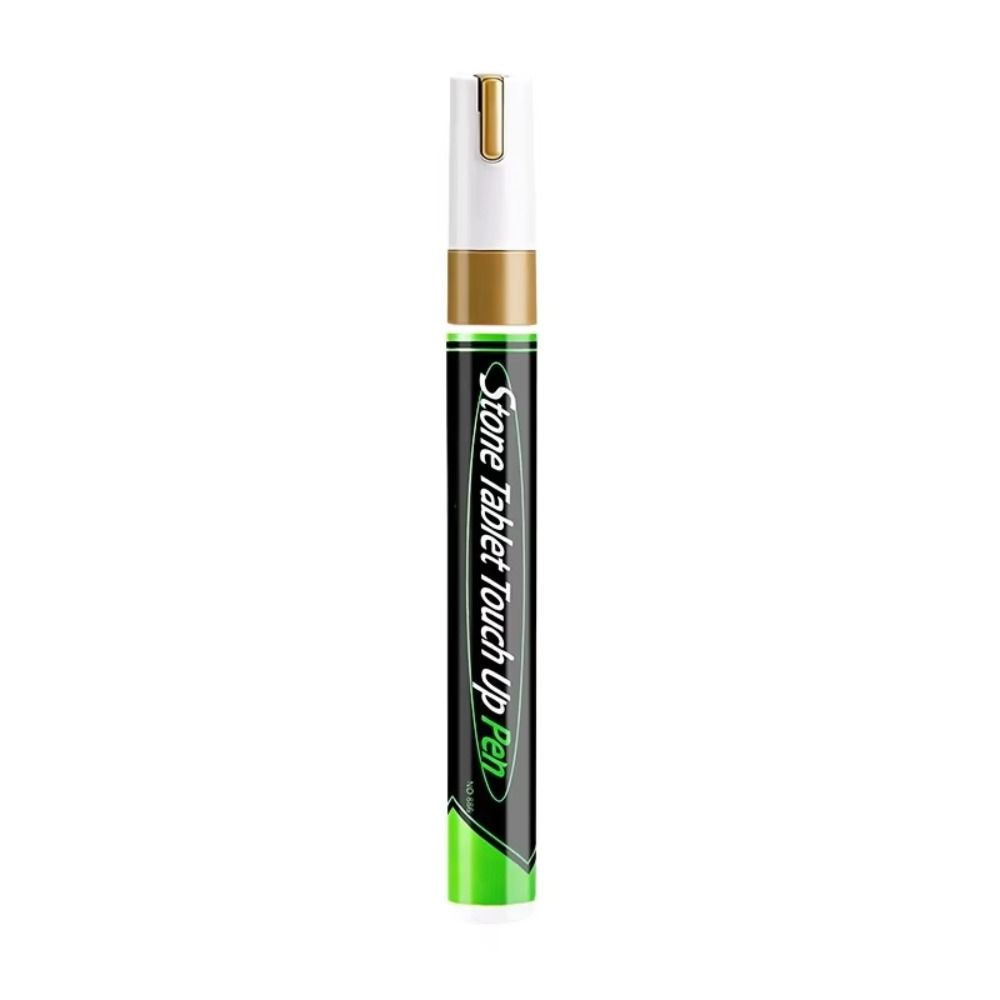 Gold Color Tombstone Touch Up Paint Pen Quick-Drying Waterproof Inscription Touch Up Paint Oil-Based Extra Large Capacity