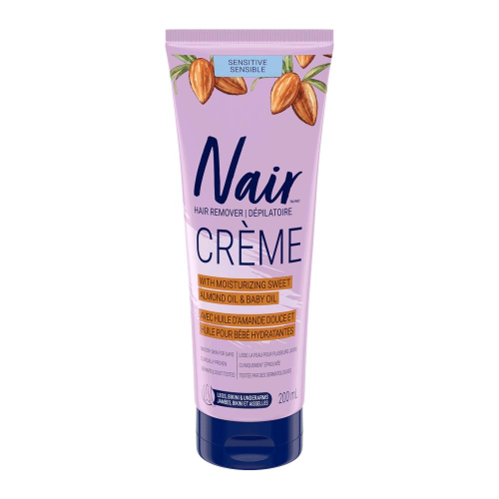 

Nair Крем для депиляции тела Sensitive с маслом сладкого миндаля 200 мл NONE
