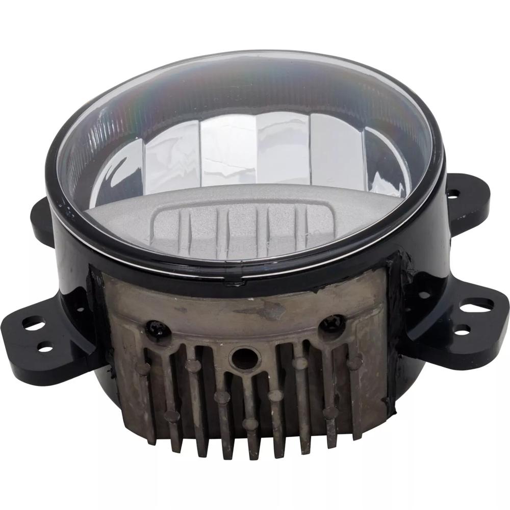 1 Pair Clear Lens LED Fog Light Lamp 68307273AE For 2017-24 Jeep Wrangler JL/ JT