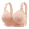 Plus Size Bra Women Thin Wireless Minimizer Bra Large Bust Push Up Side Smoothing Comfortable Mature Women Supportive Full Coverage Underwear