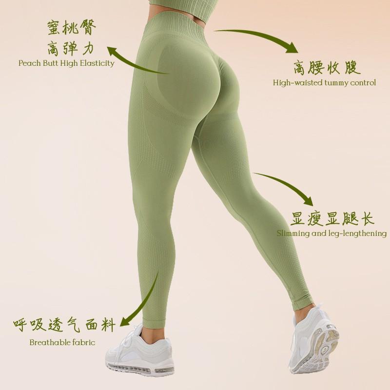 High Waist Yoga Pants Women Stretchy 9/10 Length Workout Leggings Tummy Control Butt Lifting Athletic Trousers