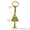 Ciondolo Croce INRI Cristiano Portachiavi IHS Uomo Donna Acciaio Inossidabile Colore Oro Argento Portachiavi Ortodosso Amuleto Gioielli Regalo