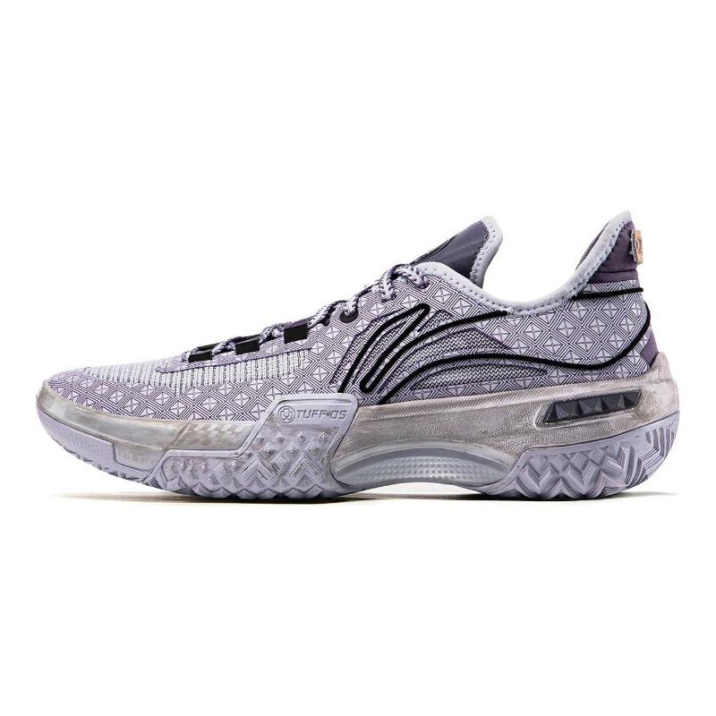LiNing Jie ao men basketball shoes purple black ABFU035-2 43
