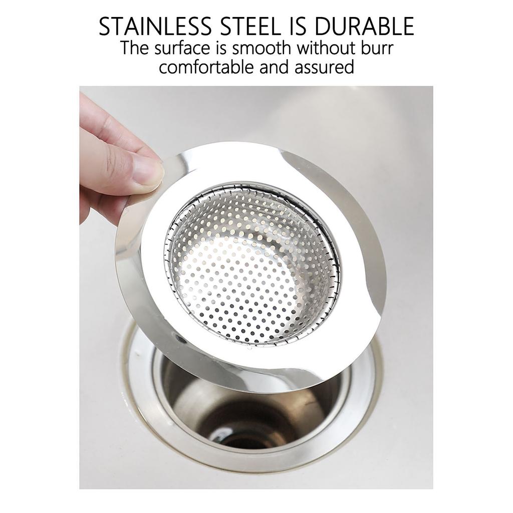 Filtro per lavello da cucina, lavello in acciaio inossidabile, raccoglitore di alimenti per la maggior parte dei lavelli, filtro a cestello per lavello da cucina