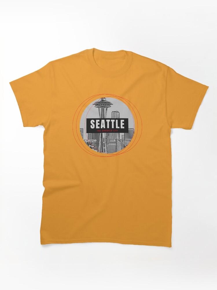 Cities Skylines Seattle The Emerald City Shirt Classic T-Shirt