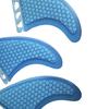 Ailerons de Surf en Nid d'Abeille Construction en Plastomère Manœuvrabilité Fluide pour la Durabilité et la Manœuvrabilité