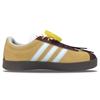 adidas VL COURT 2.0 Abriebfeste Low-Top Skateboard-Schuhe Unisex Gelb Braun HQ1802(Team1071-)