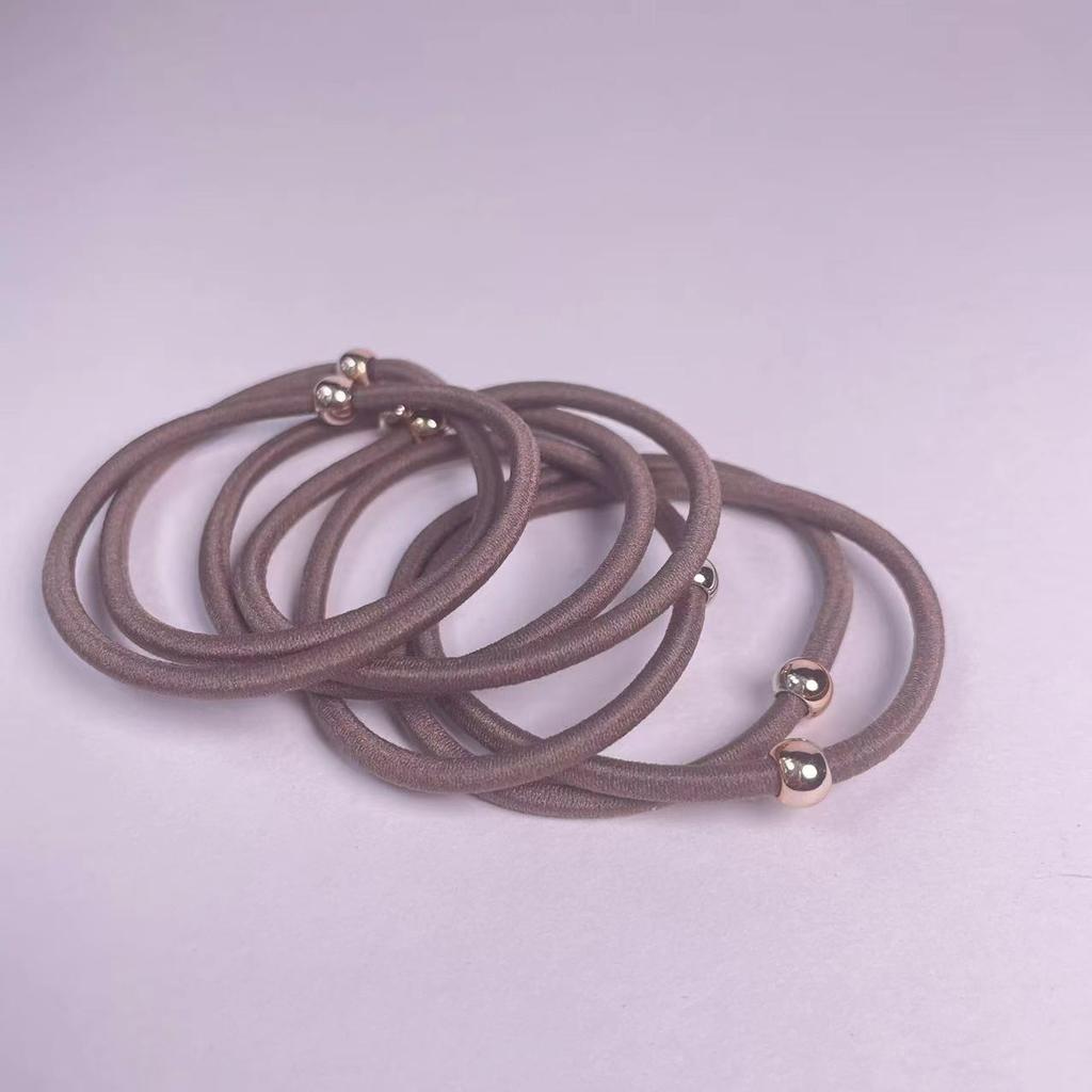 10PCS Girls Elastic Hair Rubber Bands Headbands Metallic Women Ponytail Hairpin Hair Accessories Headband