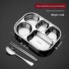 ZISIZ 316 Stainless Steel Divided Lunch Box Set