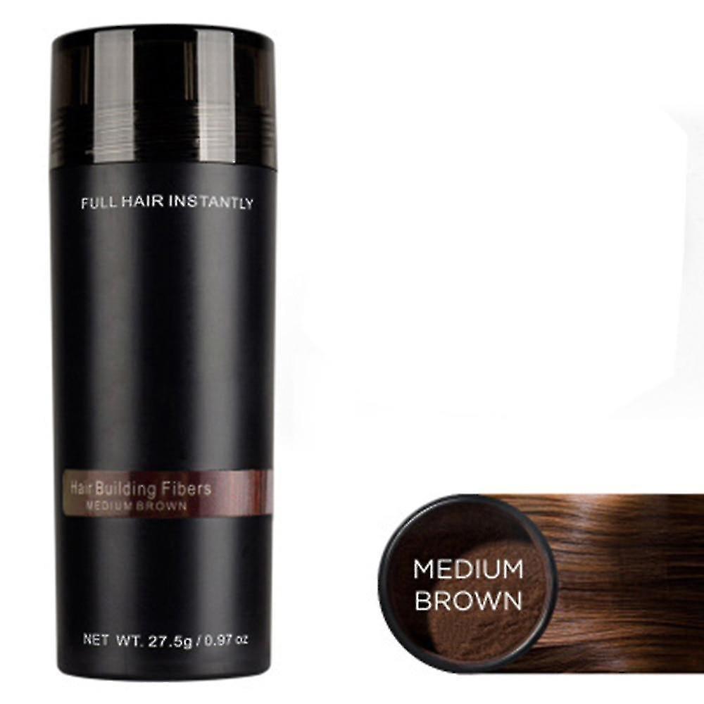 Light Brown Authentic Keratin Hair Loss Building Fibers Applicator Spray Hairline