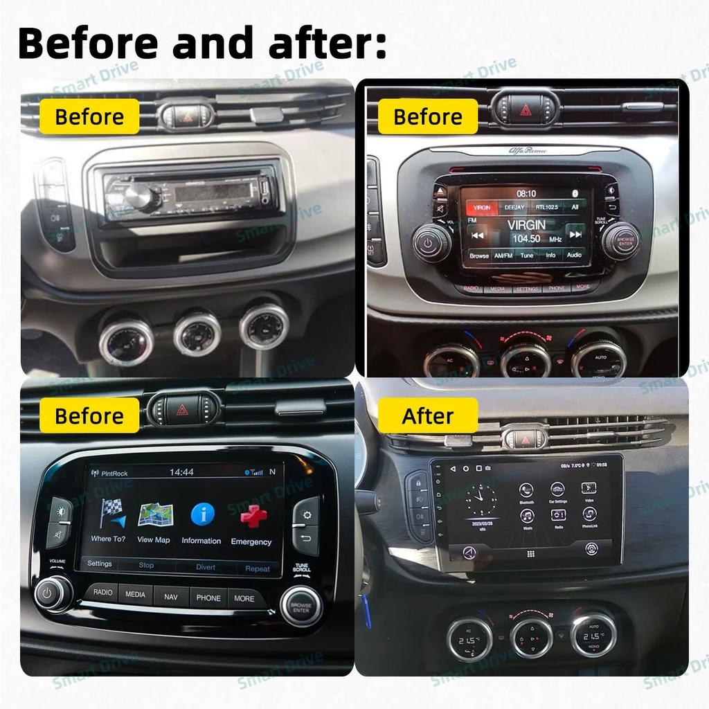 Android Car Radio For Alfa Romeo Giulietta 940 2013 - 2025 2 Din Multimedia GPS Carplay Android Auto Autoradio Stereo Head Unit