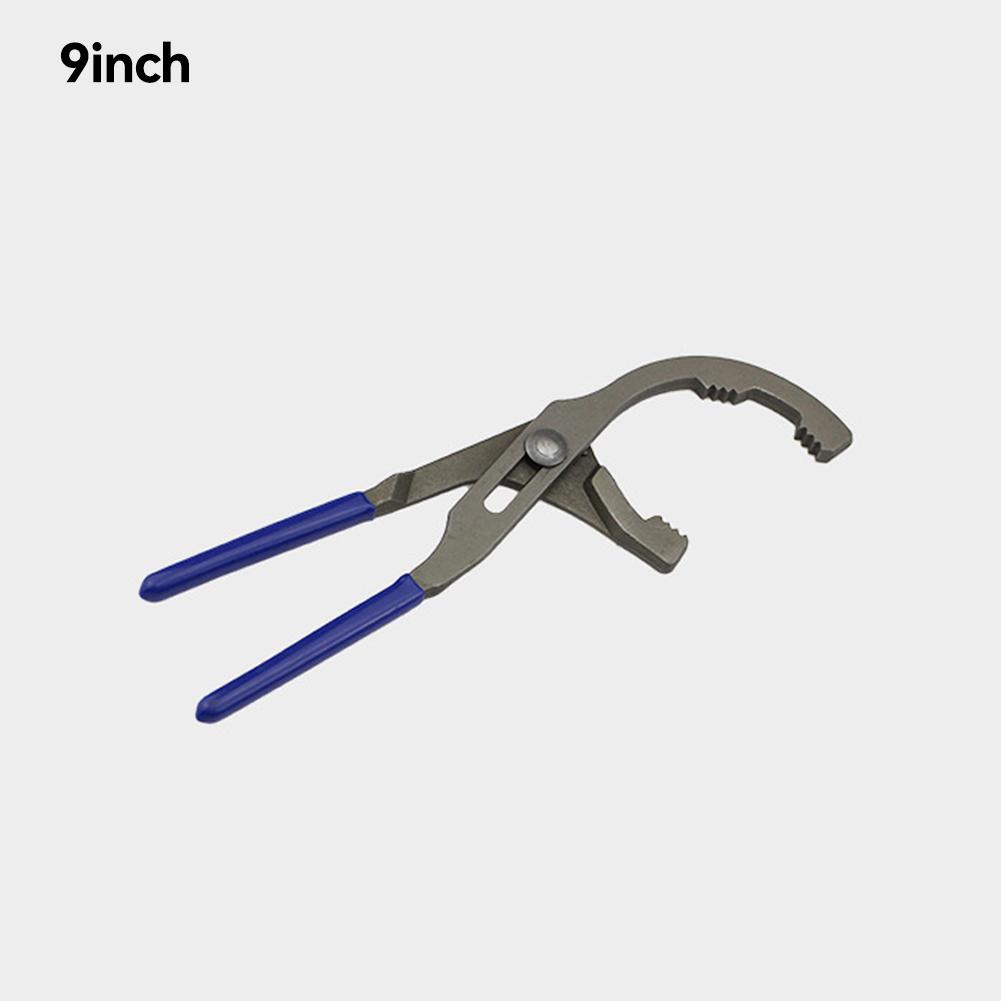 9"/12" Adjustable Steel Car Oil Filter Pliers Clamp Type Wrench Hand Tools Oil Filter Filter Removal Tool