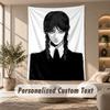Wall Hanging Tapestry Art Cloth Bedroom Room Background DecorWednesday Addams