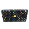 M93747 Portefeuille Sarah Wallet Flap Long Wallet Black/GoldHW