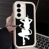 Phone Case for Samsung Galaxy A17 A16 A15 A14 A13 Devil Girl Silhouette Cool A56 A36 A26 A55 A35 A25 A54 A34 A24 A53 A33 A23 A07