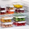 Fruit Storage Containers Fresh Food Containers Fridge Clear Fruit Organizer Refrigerator Multifunctional Meal Prep Lunch Box