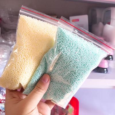 Pratik Slime Yol Arkadaşı Dolgulu Köpük Kar Tanesi Çamur Parçacık Çantası Küçük Polaroid Topu Macaron Parçacıkları