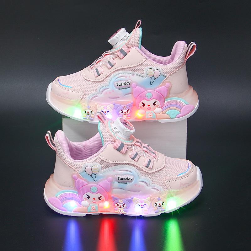 

Kuromi girls sneakers, spring and autumn new model children s shoes, stylish princess sneakers for girls 23Inner Length14.6cm