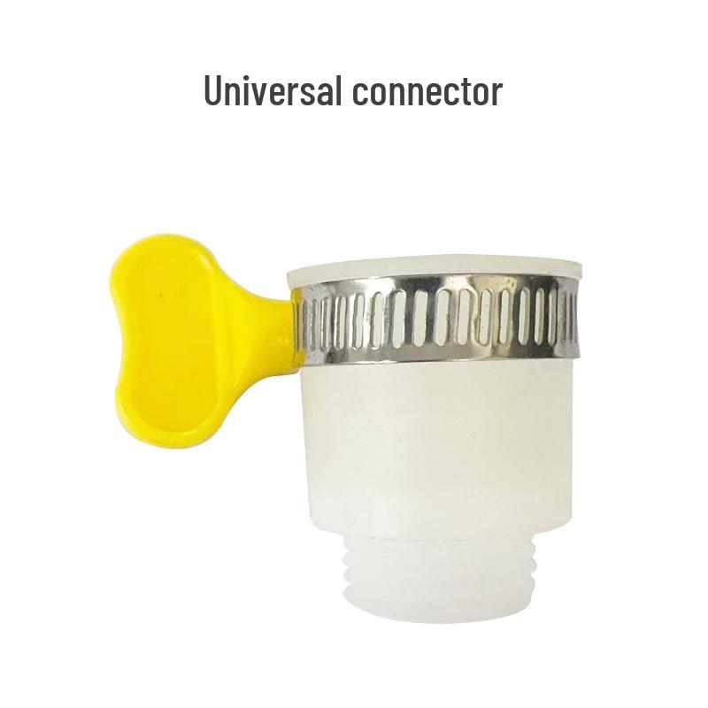 Universal Copper Faucet Extension Tube with Anti-Splash Rotating Soft Hose