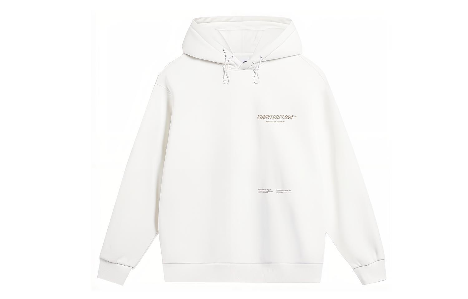 Li Ning Sweatshirts Unisex Ivory Hooded Thickened Other AWDTB15-2 XXL
