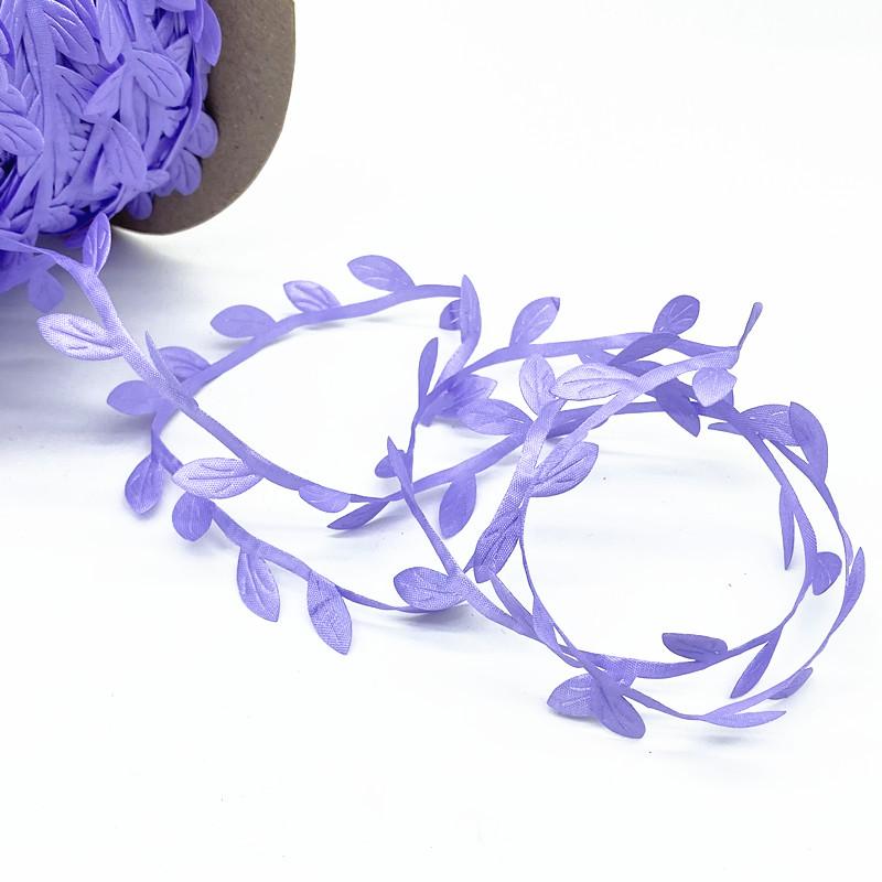 10M Silk Leaf-Shaped Handmake Artificial Green Leaves Hanging Vines Wedding Decoration DIY Wreath Gift Scrapbooking Craft