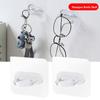 Accessories Wall Mounted Shower Gel Organizer Liquid Soap Holder Storage Hook Shampoo Bottle Shelf