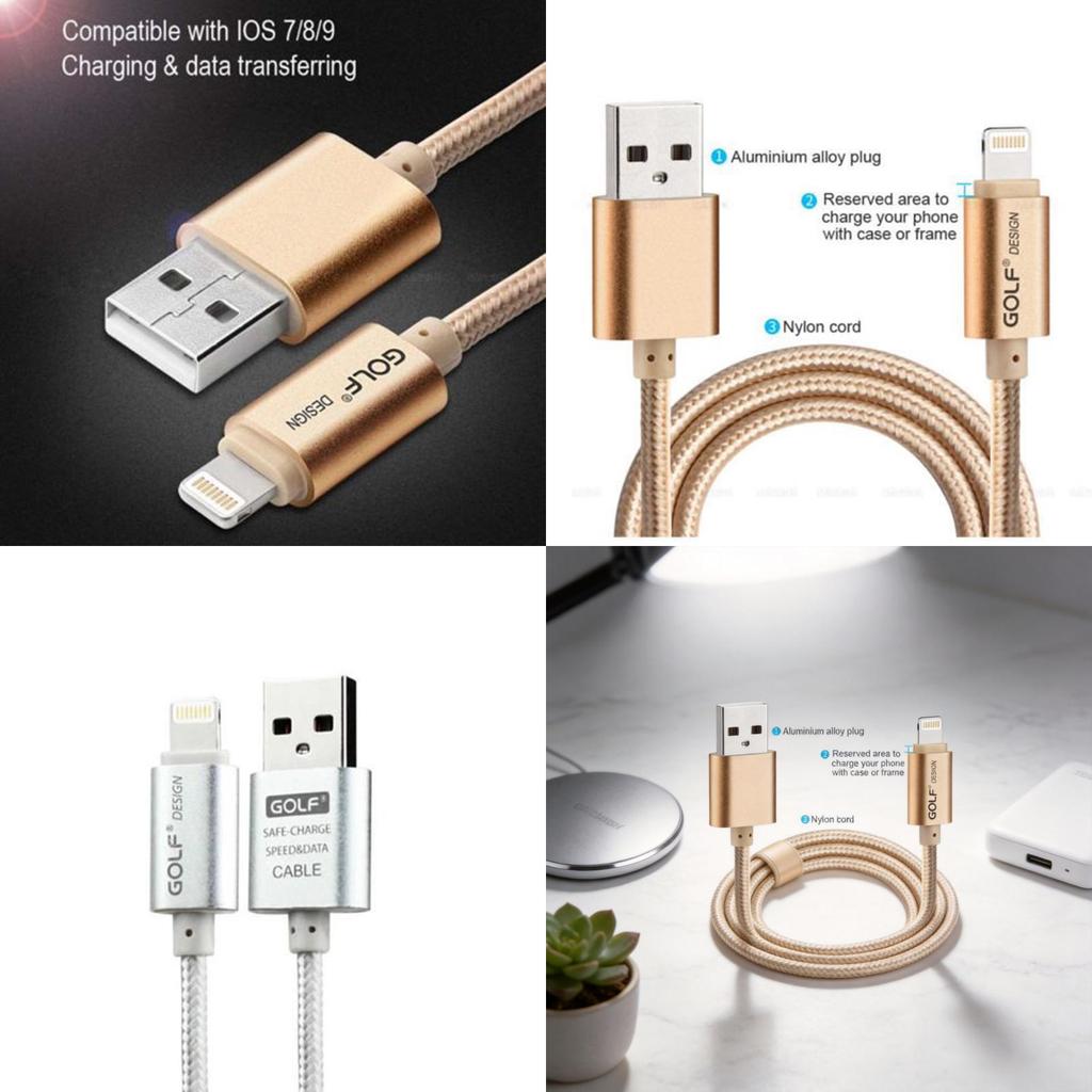 Usb C Fast Charging Data Sync Cable For Iphone With Braided Design For Home And Travel Use