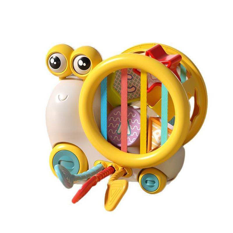 Activity Cube Baby Toys Montessori Learning Sensory Educational Toys For Toddlers 18-48 Months Educational Learning Activities жёлтый