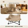 Cat Scratch Bed Foldable Sisalpet Lounger Chair Sisal Scratcher Chair for Cat for Small Medium Large Kitten Indoor Outdoor