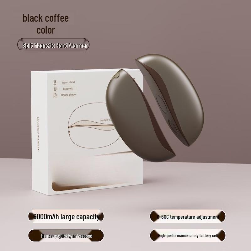 ZISIZ Magnetic 2-in-1 Split Portable Hand Warmer