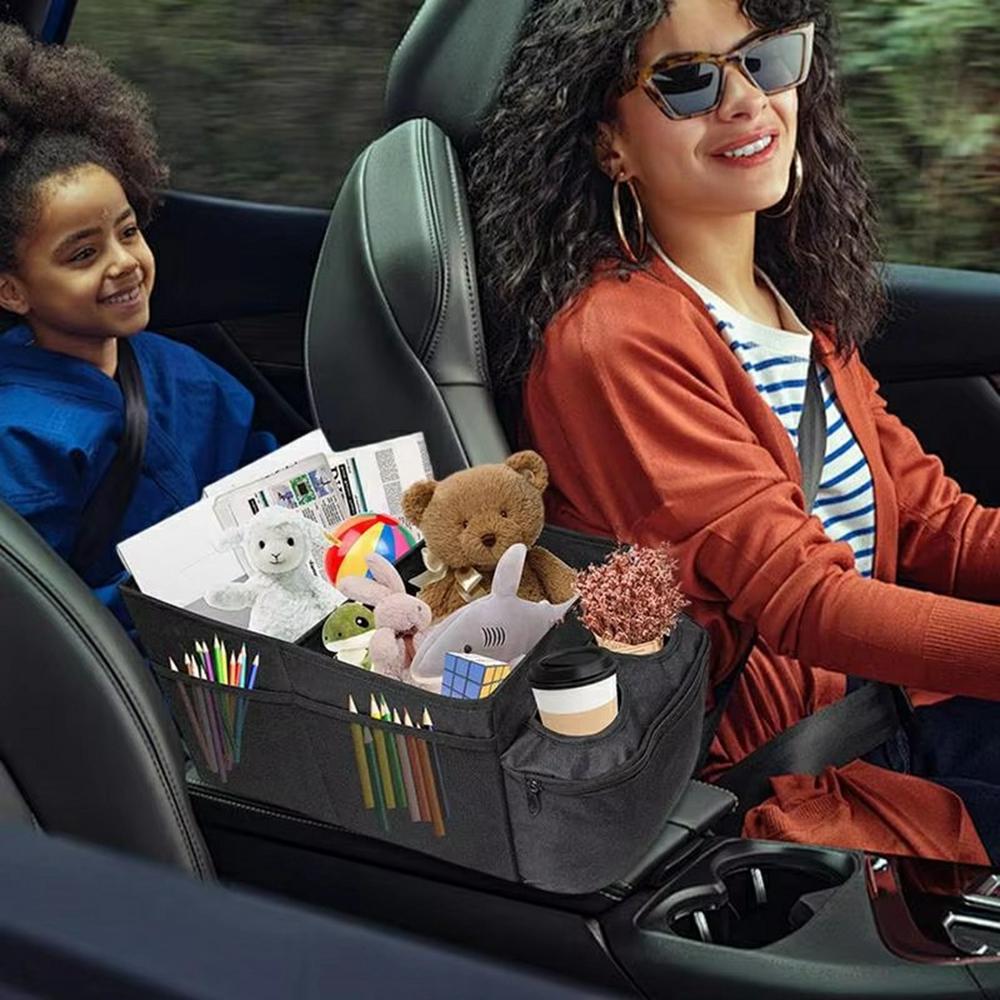 Multi Pocket Car Trunk Organizer Large Capacity Foldable 600D Oxford Fabric Storage Box