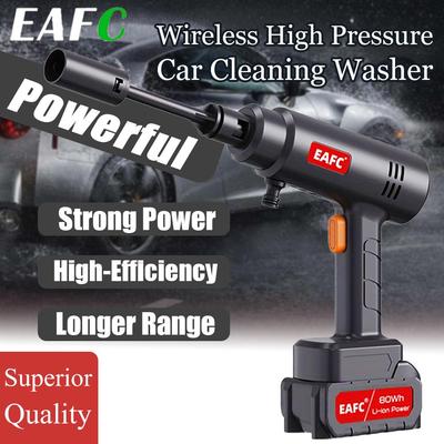 Lavadora Elétrica de Alta Pressão com Plugue UE, Lavadora de Alta Pressão Doméstica de Alta Potência, Grande Capacidade de 80Wh