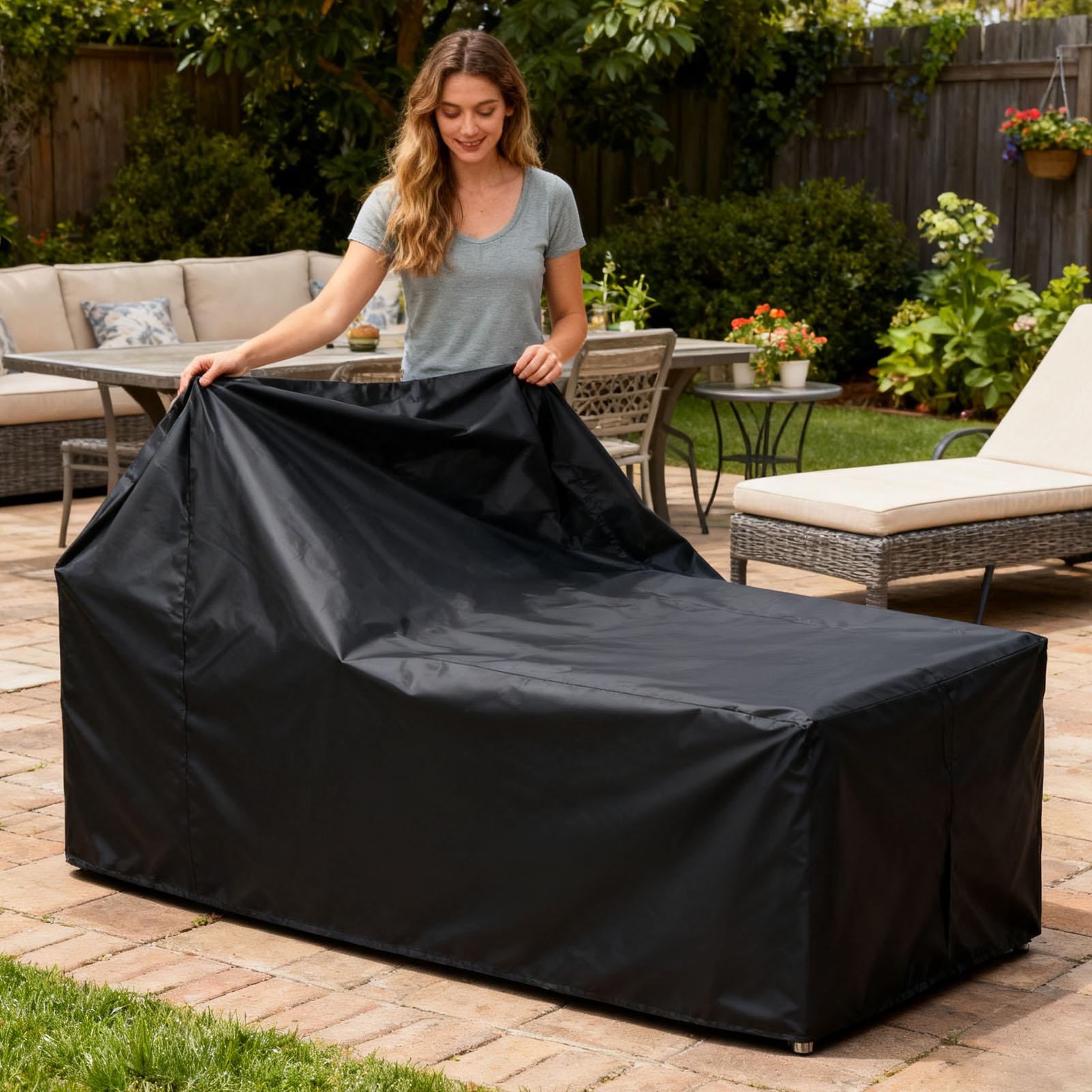 

Outdoor Couch Cover Rectangular Waterproof Protector Heavy Duty Oxford Cover For Outdoor For Garden Yard Backyard Farm Lawn China Mainland