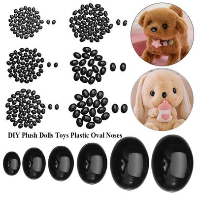 Craft Bear Buttons Toys Doll Oval Noses Safety Parts Plush Dolls Accessories Doll Animals Noses