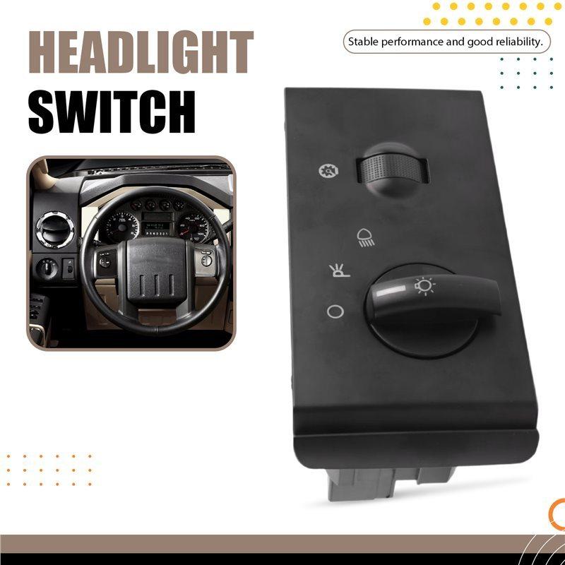 For Ford F-250 350 450 550 2005-2007 Compatible 5C3Z11654BAA Headlamp Switch Turn Light Control Unit