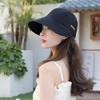 Nouveau chapeau seau de protection solaire peut être attaché queue de cheval masque décontracté polyvalent confortable respirant protection UV chapeau de soleil