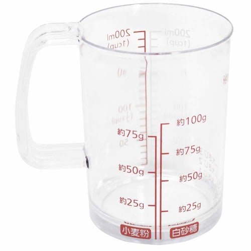 Kai Measuring Cup Kai House Select Plastic 200ml Made In Japan DL6316