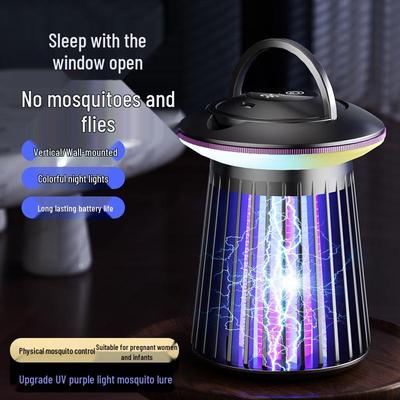 New Wall-Mounted Indoor/Outdoor Mosquito & Fly Killer Lamp for Camping