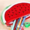 Suministros Escolares Papelería Estuche de Sandía Fruta Linda Kawaii Peluche Bolsa para Lápices de Gran Capacidad Estuche para Cosméticos para Niños Regalo