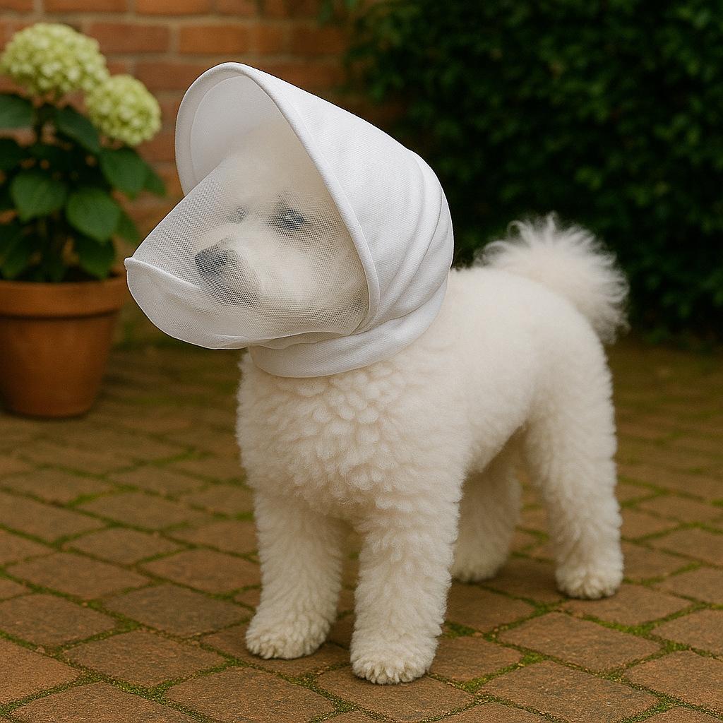 Dog Anti-Bite Head Cover - Mosquito & Insect Protection, Available in Two Colors