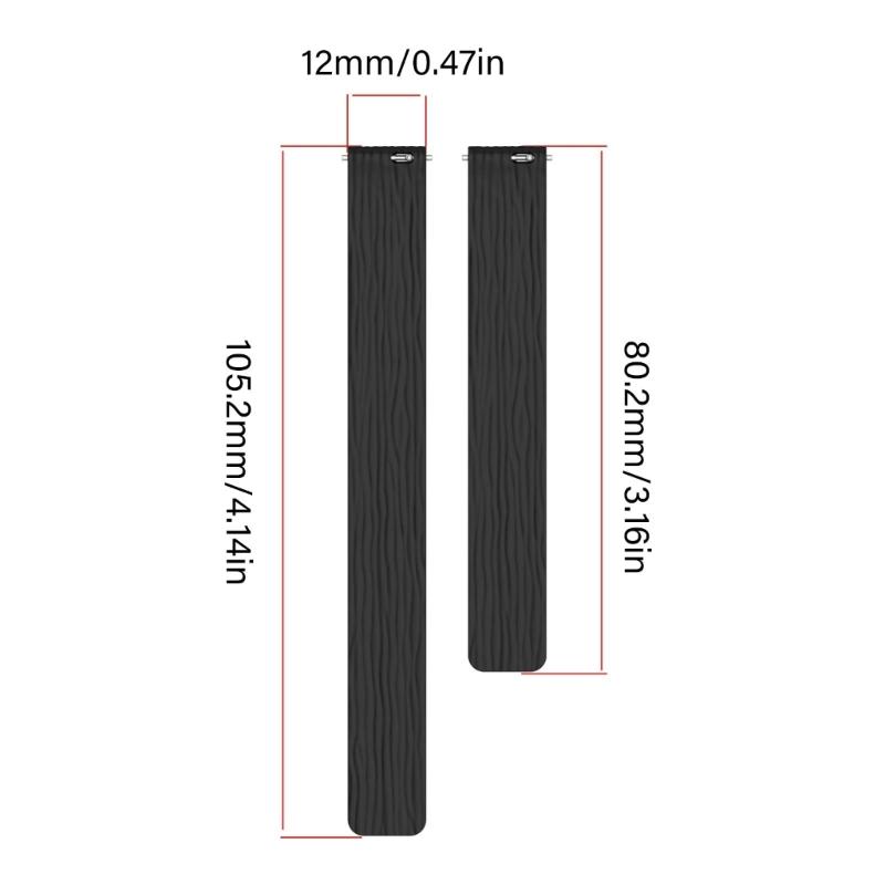 Your Smartwatch With 12mm Striped Magnetic Universal Fit For Sports Daily Use Color